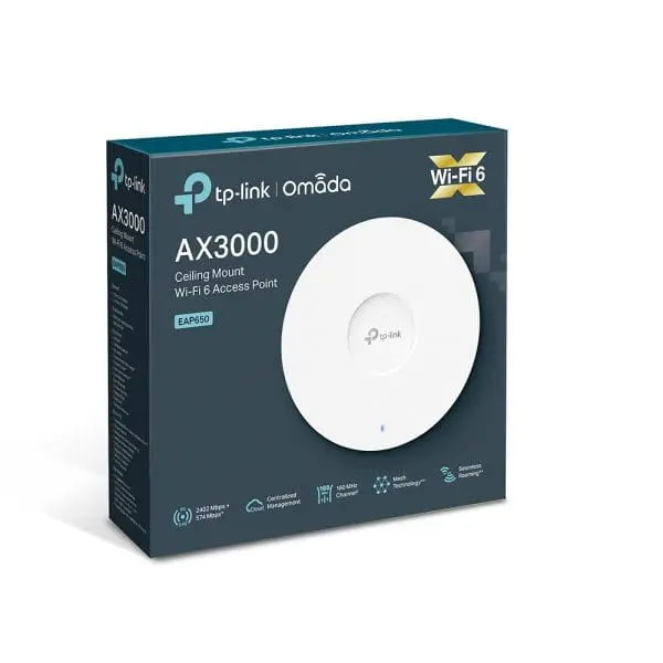 CCESS POINT TP-LINK EAP650 AX3000 WI-FI 6