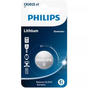 BATTERY CELL PHILIPS CR2025/01GRS